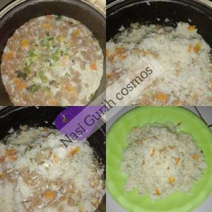 Bagaimana Membuat Nasi telur Gurih Cosmos, Bikin Ngiler