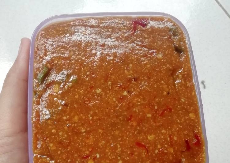 Bagaimana Membuat Sambel pecel kacang, Jawa Anti Gagal