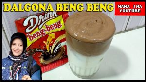 Bagaimana Menyiapkan Dalgona drink beng beng, Lezat
