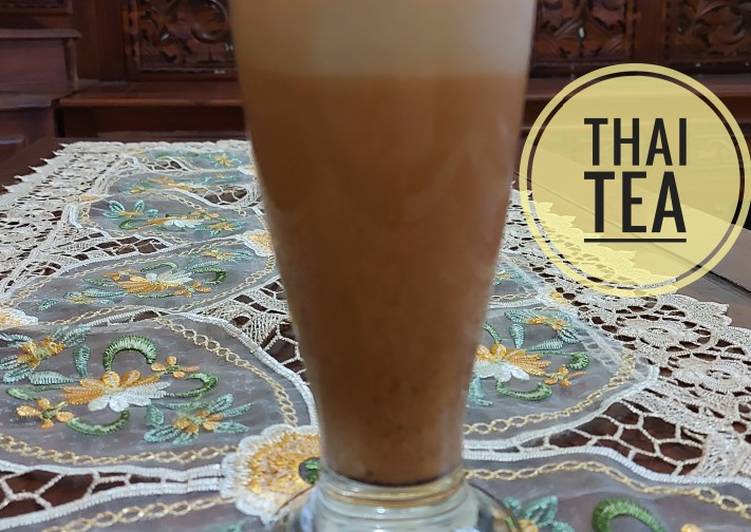 Bagaimana Menyiapkan Thai tea Anti Gagal