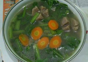 Recipe: Appetizing Sop bening sawi tahu