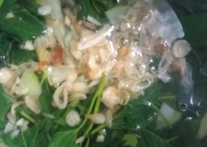 Recipe: Perfect Bismillah,sayur bening daun ubi dan pepaya muda
