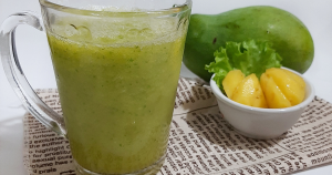 Cara Gampang Membuat Jus Selada Mangga Nanas, Sempurna