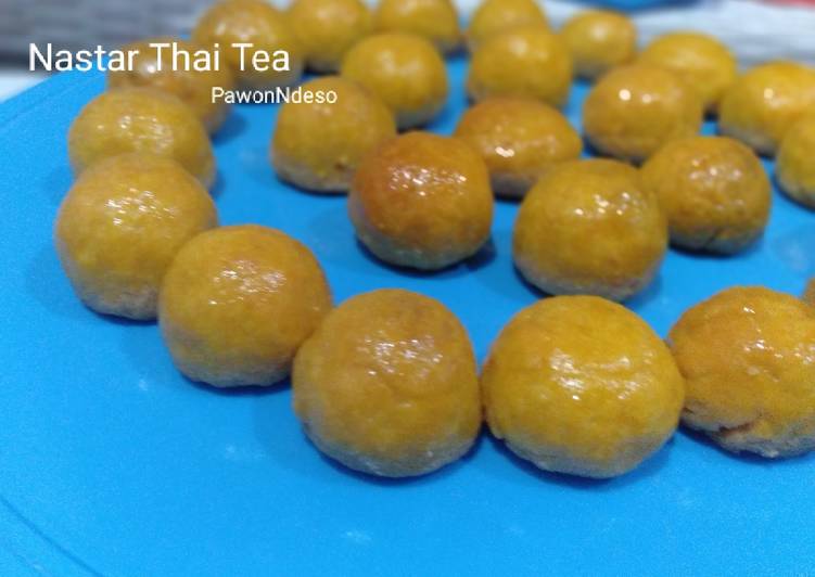 Cara Gampang Membuat Kue Nastar Thai Tea Premium Anti Gagal