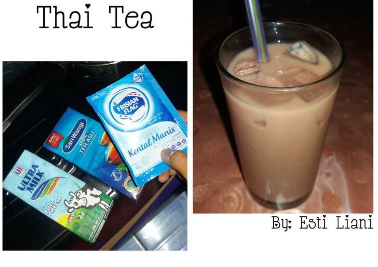 Cara Gampang Membuat Thai Tea Anti Gagal