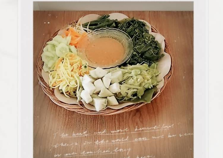 Cara Gampang Menyiapkan Pecel sayur Anti Gagal