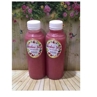 How to Make Tasty Diet Juice Pear Watermelon Purple Cabbage Lemon Longan Soursop