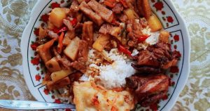 How to Prepare Perfect Kentang Tahu Tempe Bumbu Kecap Simple (ngabisin sisa isi kulkas)
