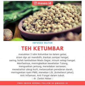 How to Prepare Perfect Teh herbal ketumbar