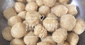 Langkah Mudah untuk Membuat 107. Bakso Tempe (Gluten Free, Vegetarian), Bisa Manjain Lidah