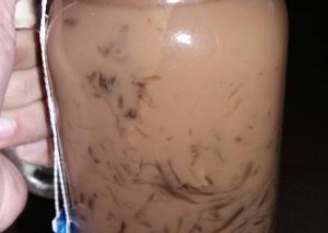 Langkah Mudah untuk Menyiapkan Thai tea cincau kw, Sempurna