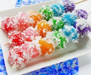 Recipe: Delicious Cenil singkong pelangi