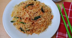Resep Bihun bakso chicken karage dumplings Anti Gagal