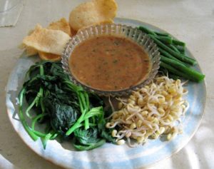 Resep Pecel sayuran yang Lezat