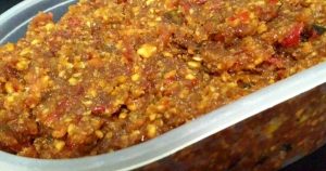 Resep Sambel pecel pedas manis Anti Gagal