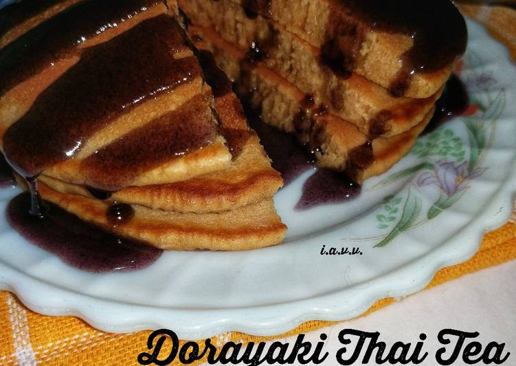 Resep Soft Dorayaki Thai Tea, Menggugah Selera Resep Soft Dorayaki Thai Tea, Menggugah Selera