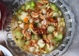 Resep Sop oyong bakso Anti Gagal