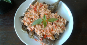Resep Terong pecel kelapa yang Lezat