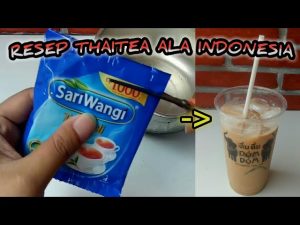 Resep Thai Tea Sariwangi, Enak