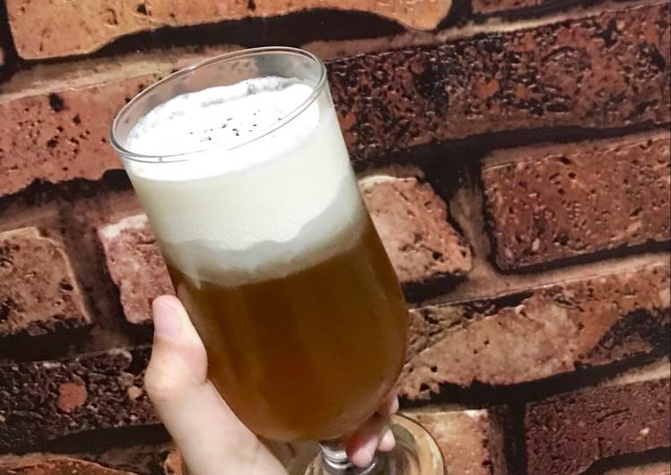 Cara Gampang Membuat Cheese Tea / Green Tea Rock A Salt, Menggugah Selera