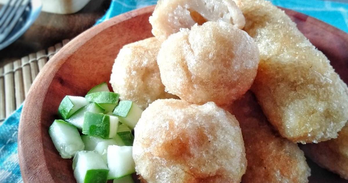 Langkah Mudah untuk Membuat Empek-empek kaldu udang gluten free Anti Gagal