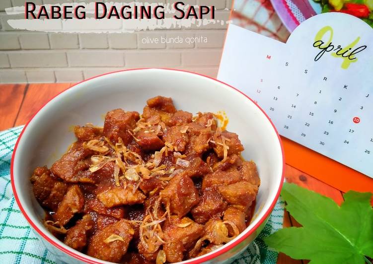 Langkah Mudah untuk Menyiapkan Rabeg daging sapi (khas serang banten) Anti Gagal