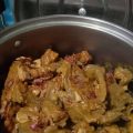 Resep MPASI 7bulan bubur rendang daging Anti Gagal