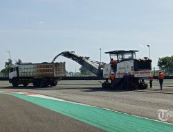 Sempat Dikeluhkan Pebalap MotoGP, Trek Sirkuit Mandalika Rampung Diaspal Ulang
